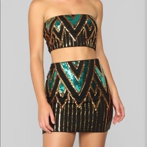 Fashion Nova Skirt Set